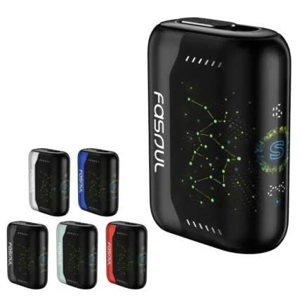 Fasoul Stellar 二回加熱主機水晶紅款，IQOS TEREA 煙彈專用，搭載 3D 曲面螢幕與二回加熱技術